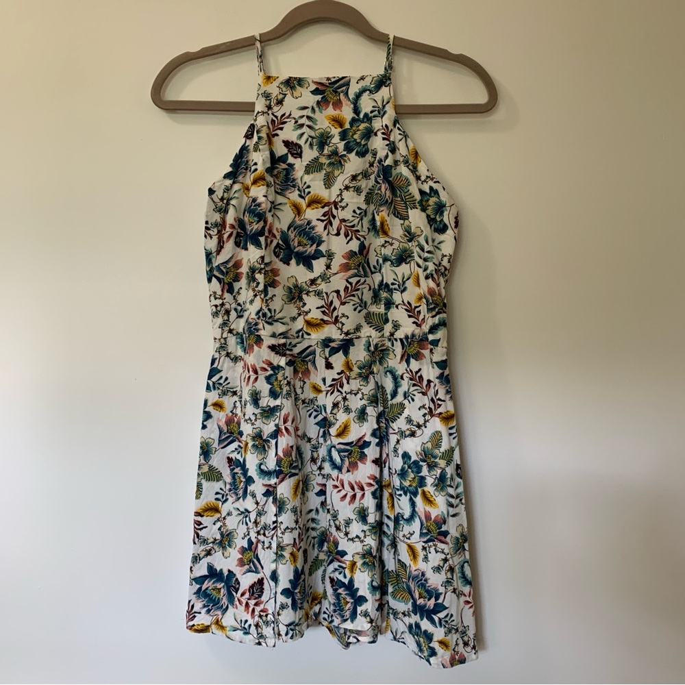 Band of Gypsies Floral Halter Romper